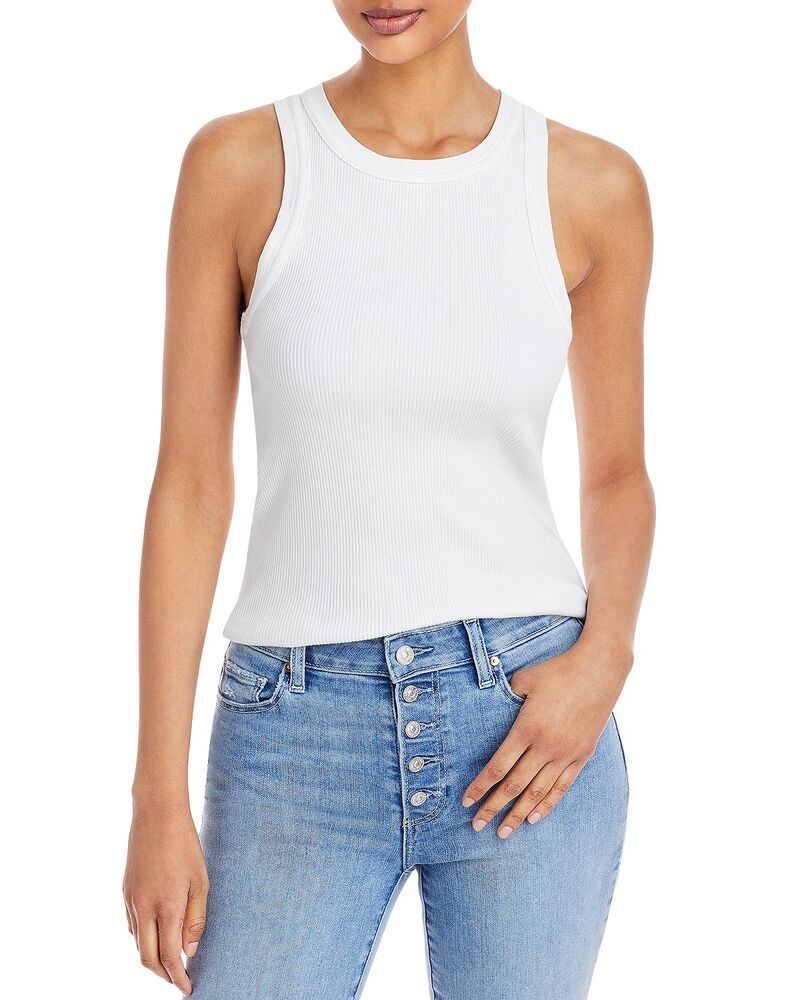 シチズンズ オブ ヒューマニティ レディース トップス タンクトップ リブ Citizens of Humanity Isabel Ribbed Tank Top White ホワイト
