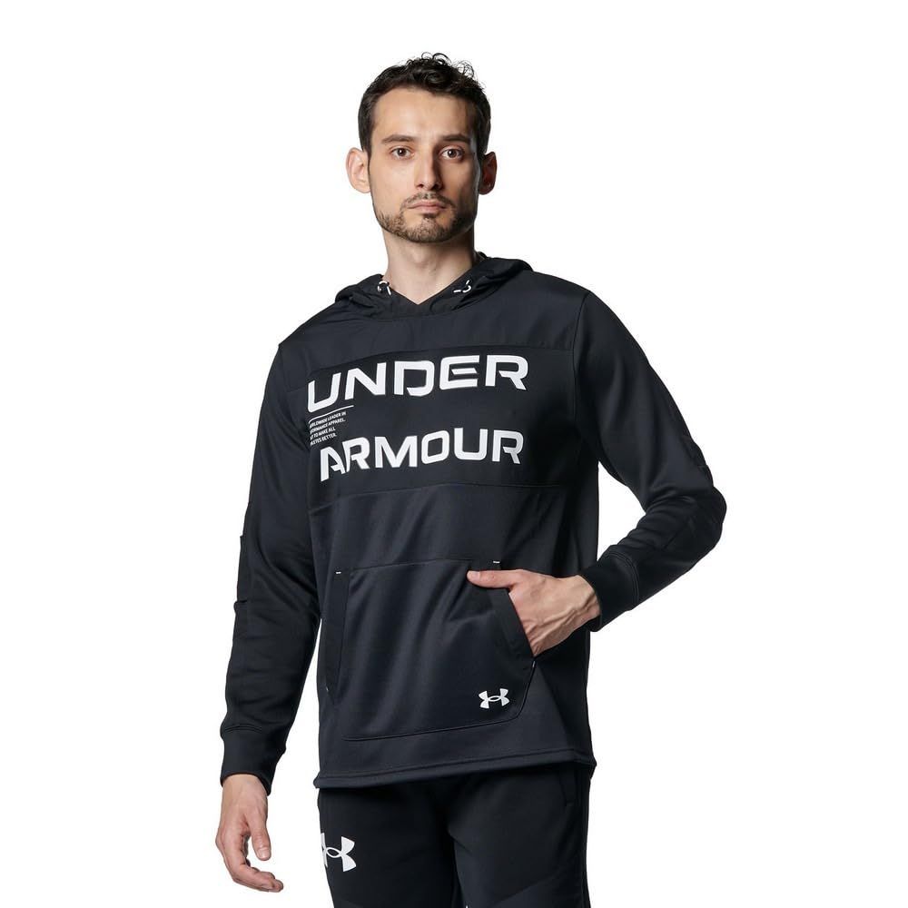 新品 [アンダーアーマー] UA ARMOUR KNIT HYBRID PO Black SM