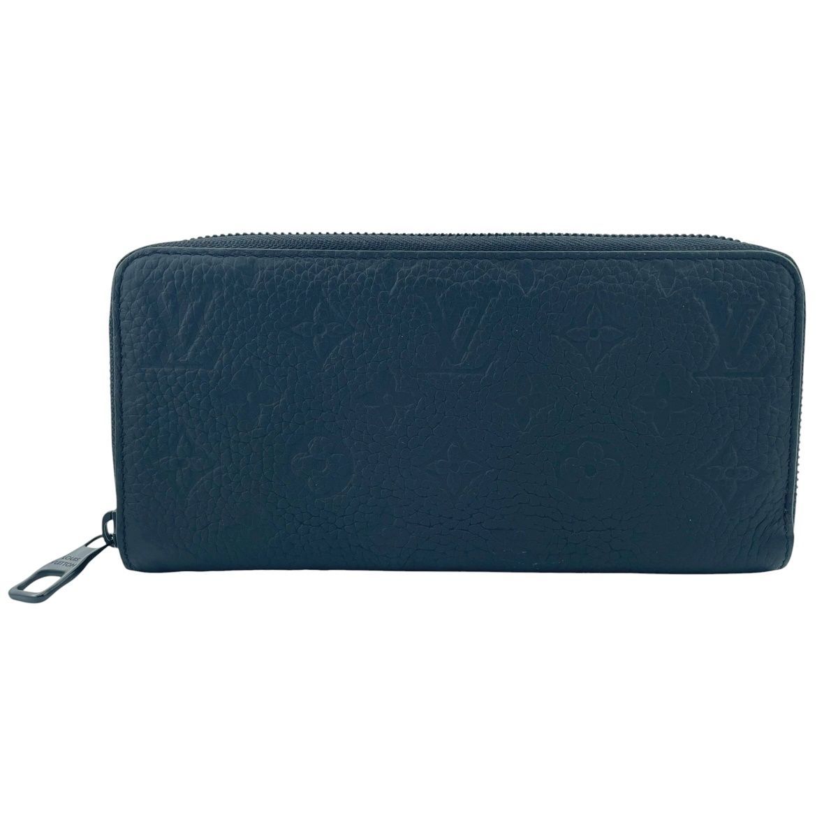 【中古】LOUIS VUITTON ルイ・ヴィトン ジッピーウォレット･ホリゾンタル M11721 トリヨンレザー ブラック メンズ財布 26013683 RD