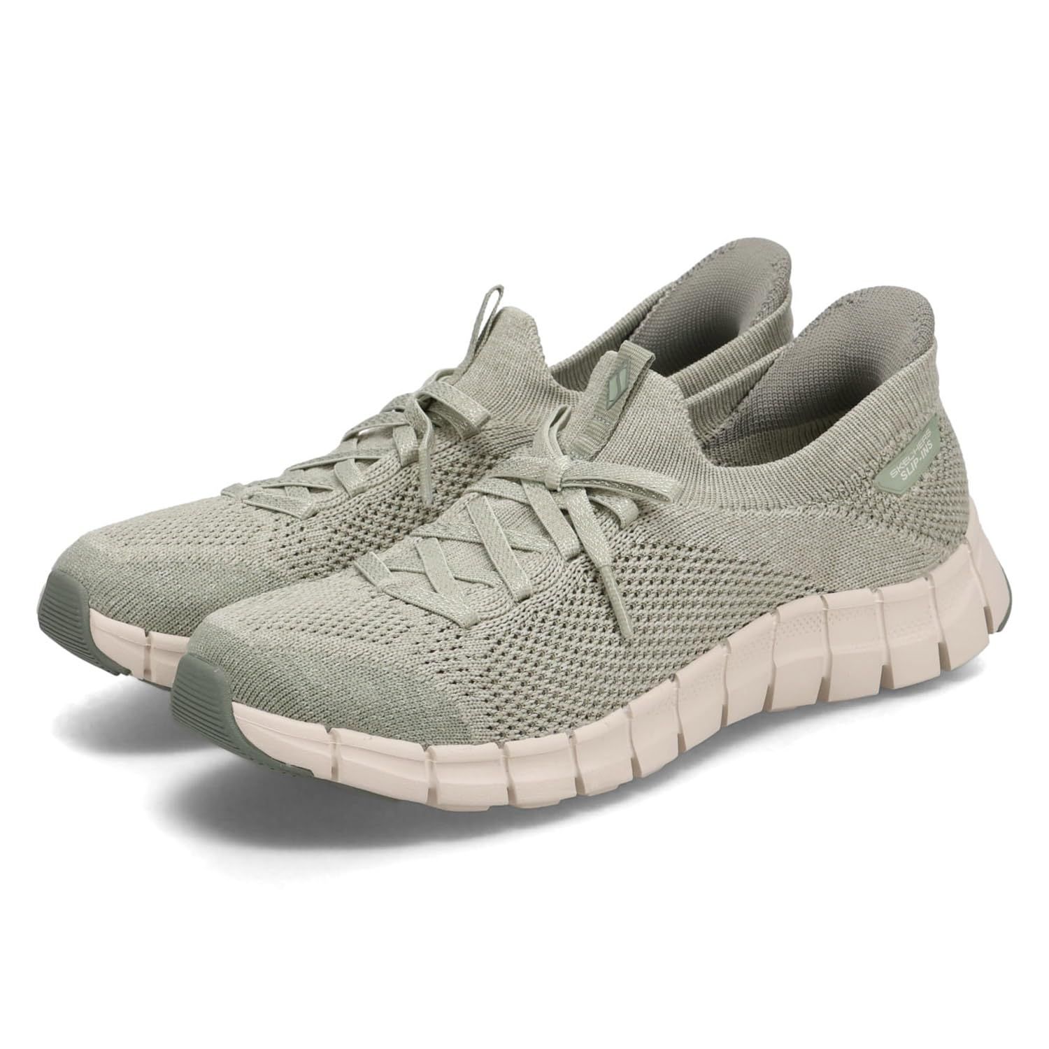 新品 【レディース】スケッチャーズ Skechers スニーカー スリップインズ フレックス ステップ ソフト ストロール 104700 Slip-ins FLEX STEP-SOFT STROLL 靴 セージ（SAGE）24.0cm の商品写真