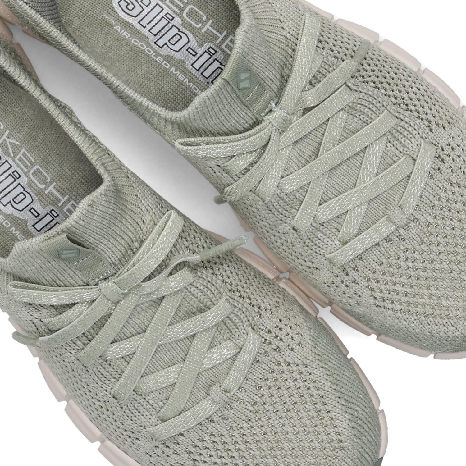 新品 【レディース】スケッチャーズ Skechers スニーカー スリップインズ フレックス ステップ ソフト ストロール 104700 Slip-ins FLEX STEP-SOFT STROLL 靴 セージ（SAGE）24.0cm