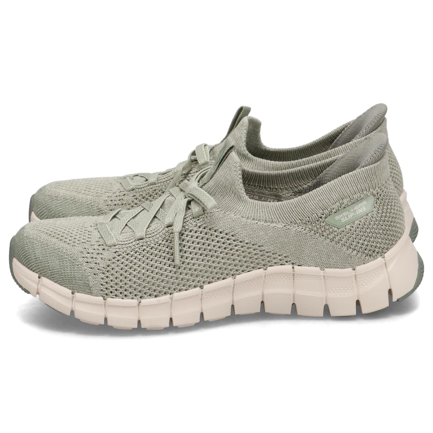 新品 【レディース】スケッチャーズ Skechers スニーカー スリップインズ フレックス ステップ ソフト ストロール 104700 Slip-ins FLEX STEP-SOFT STROLL 靴 セージ（SAGE）24.0cm