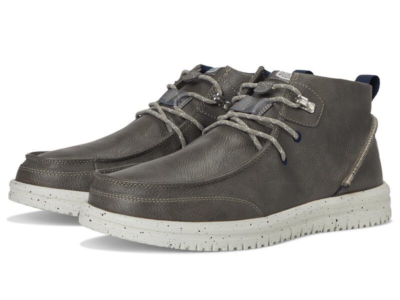 ヘイデュード メンズ シューズ ブーツ・レインブーツ Hey Dude Bradley Chukka Grey グレー