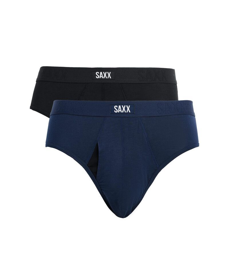 サックスアンダーウェアー メンズ ブリーフパンツ SAXX UNDERWEAR Vibe Xtra Soft Comfort Briefly 2Pack BlackNavy ブラック