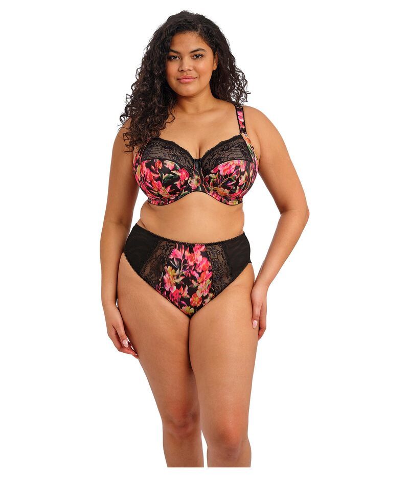 エロミ レディース アンダーウェア ブラジャー レース elomi Morgan Underwire Full Cup Bra with Stretch Lace Hot House