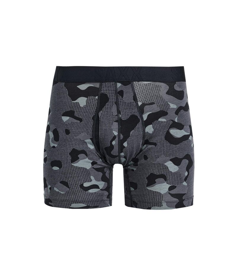 サックスアンダーウェアー メンズ ボクサーパンツ コットン SAXX UNDERWEAR Droptemp Cooling Cotton Boxer Briefly Pebble CamoGraphite グラファイト