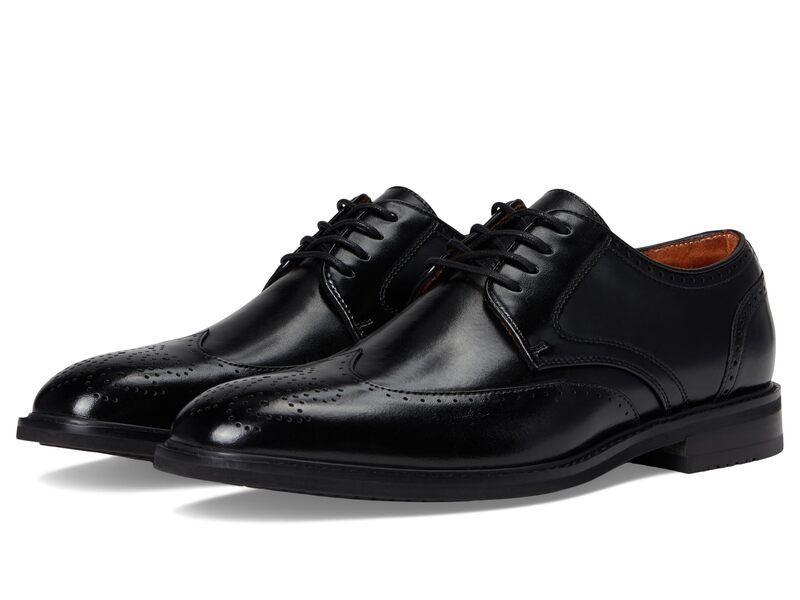 ステイシーアダムス メンズ シューズ オックスフォード ウィングチップ レース Stacy Adams Bennett Wingtip LaceUp Black ブラック