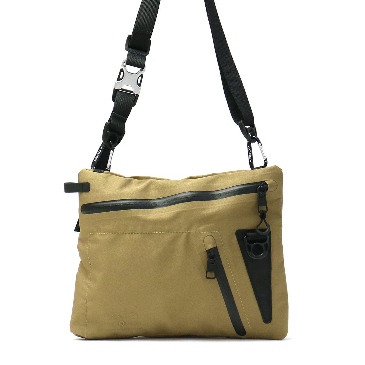 新品 [アッソブ] 防水 サコッシュ 141603 WATER PROOF CORDURA 305D カーキ