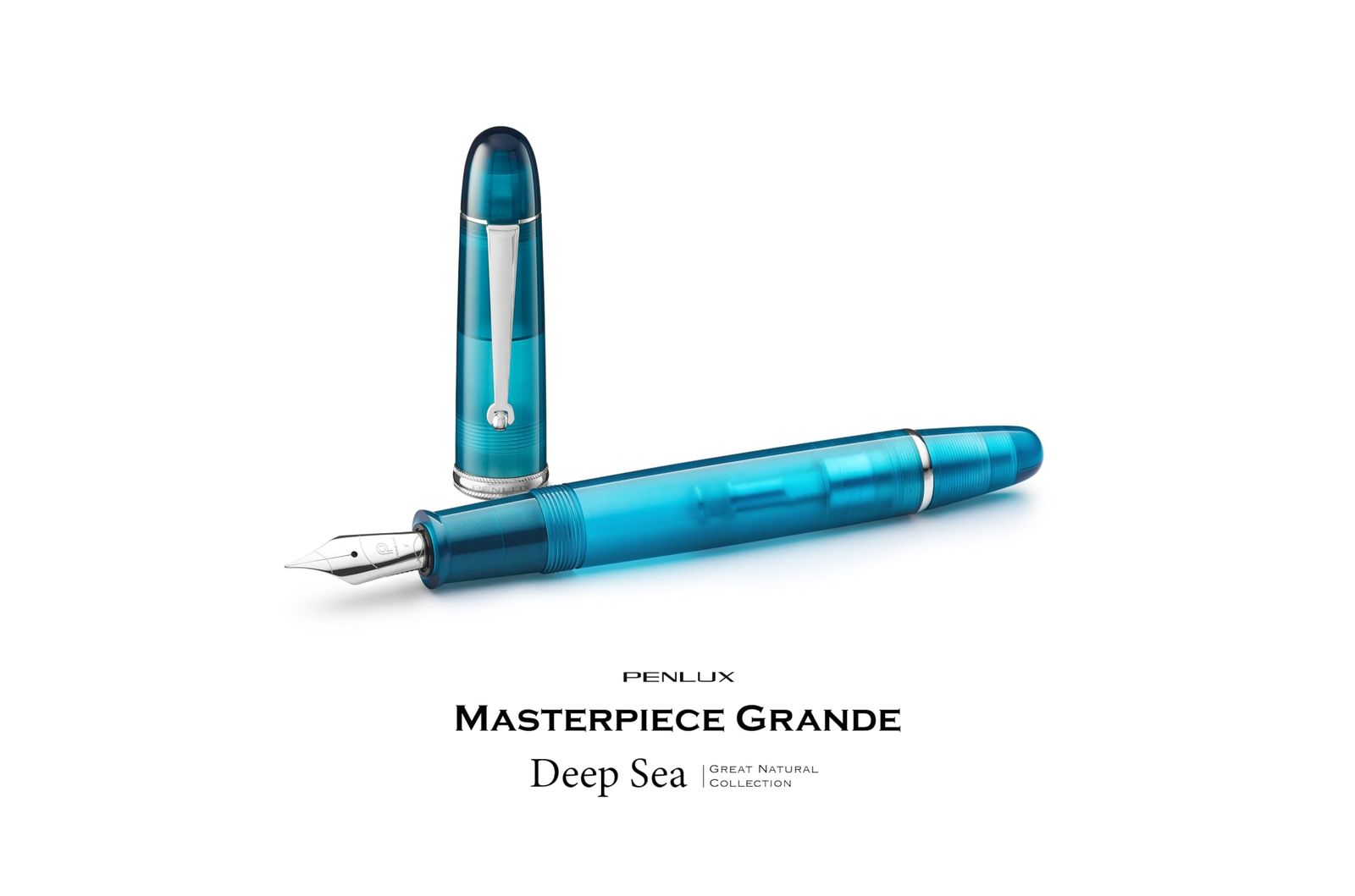 新品 penlux 台湾 万年筆 great natural px 10 150 deep sea ds