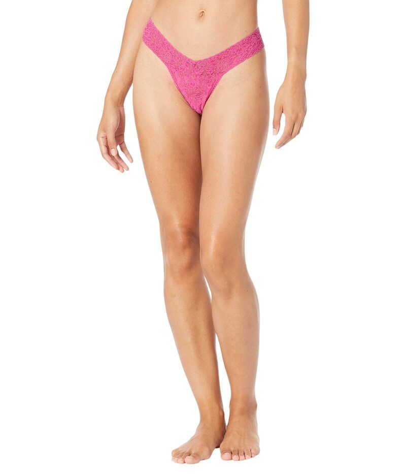 ハンキーパンキー レディース アンダーウェア パンツ ローライズ レース Hanky Panky Signature Lace Low Rise Thong Dragon Fruit Pink ピンク