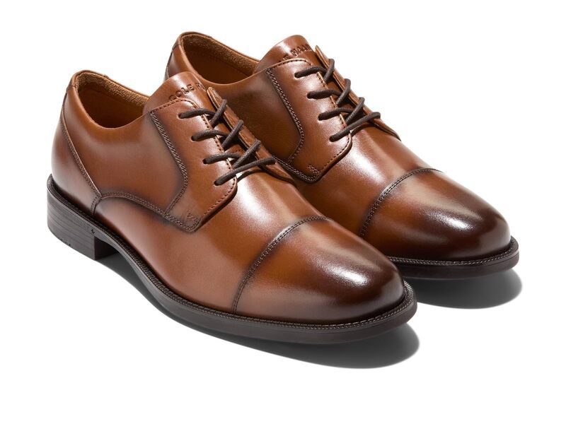 コールハーン メンズ シューズ オックスフォード キャップ Cole Haan Bedford CapToe Oxfords British Tan タン
