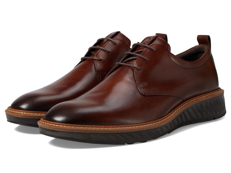 エコー メンズ シューズ オックスフォード ECCO ST1 Hybrid Plain Toe Tie Cognac