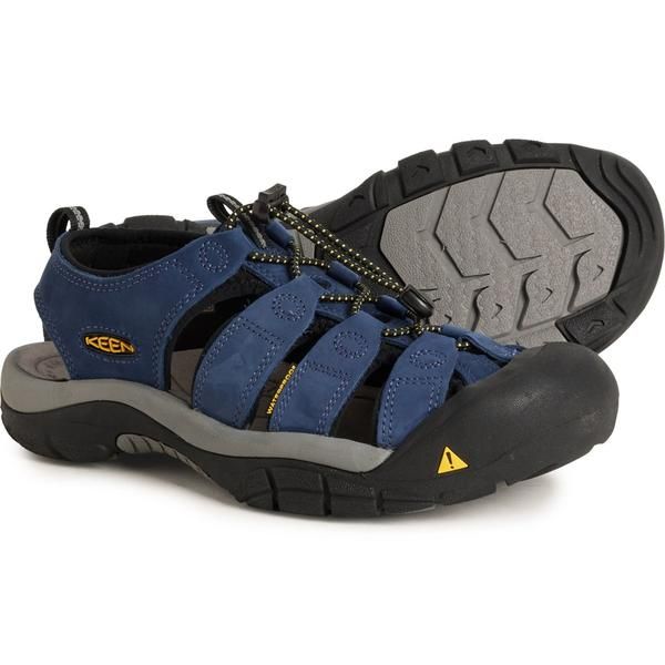 キーン メンズ シューズ サンダル レザー Keenewport Sandals Waterproof Leather For Men Naval Academy