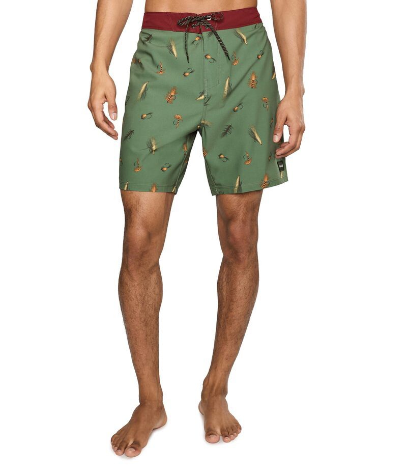 ハーレー メンズ 水着 ハーフパンツ・ショーツ ショートパンツ Hurley Phantom Eco Classic 18 Boardshorts Malverde