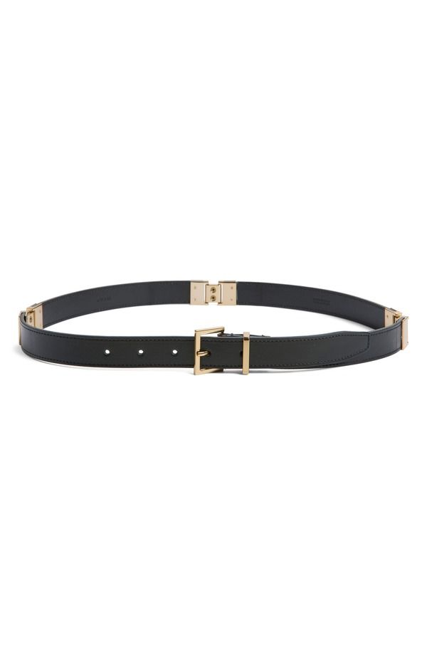 フレーム レディース アクセサリー ベルト レザー FRAME The Linking Leather Belt Black ブラック