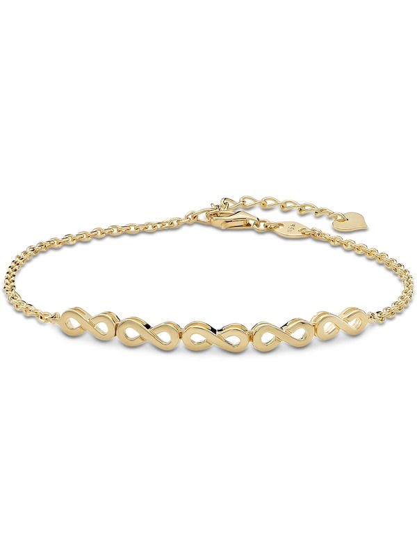 デヴァタ レディース アクセサリー ブレスレット・バングル・アンクレット DEVATA Infinity Chain Bracelet in 14K Gold 40mm Yellow Gold イエロー