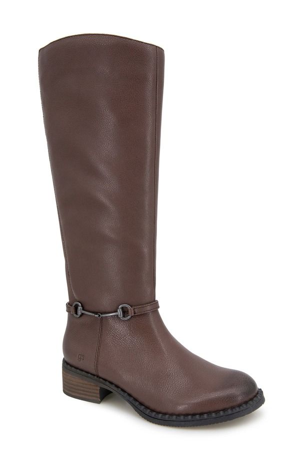 ジェントルソウルズ レディース シューズ ブーツ・レインブーツ Gentle Souls Barret Knee High Boot Chocolate Leather チョコレート