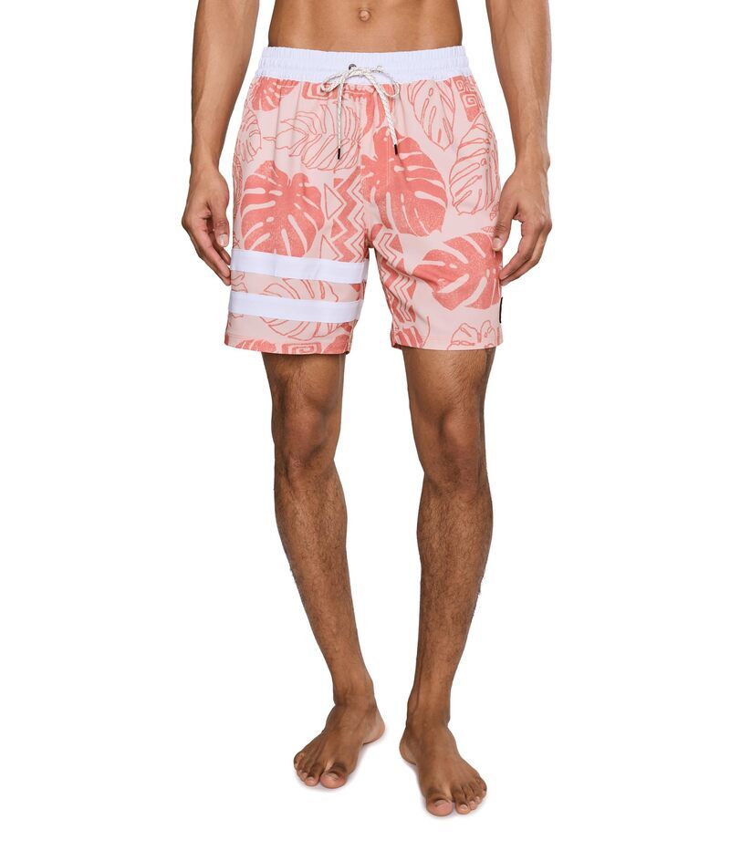 ハーレー メンズ 水着 ハーフパンツ・ショーツ Hurley Phantom Eco Block Party Volley 17 Light Pastel Pink ピンク