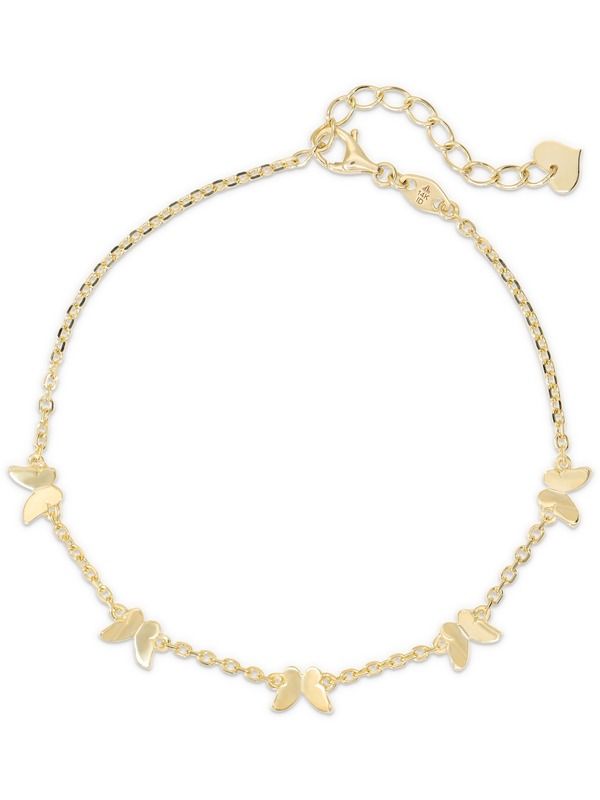 デヴァタ レディース アクセサリー ブレスレット・バングル・アンクレット DEVATA Butterfly Chain Bracelet in 14K Gold 5mm Yellow Gold イエロー