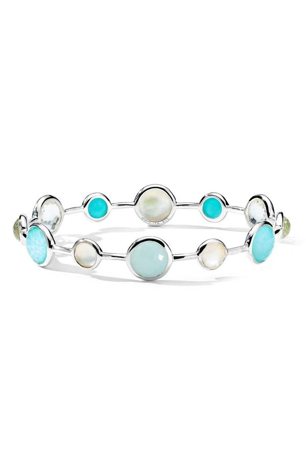 イッポリスタ レディース アクセサリー ブレスレット・バングル・アンクレット Ippolita Lollipop Alternating 12Stone Bangle Silver シルバー