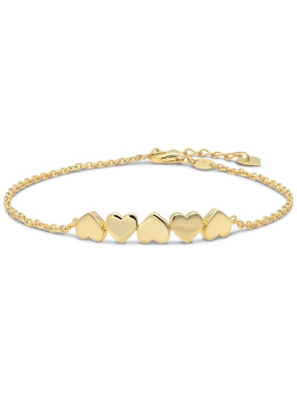 デヴァタ レディース アクセサリー ブレスレット・バングル・アンクレット DEVATA Sweet Heart Chain Bracelet in 14K Yellow Gold イエロー 106,900円