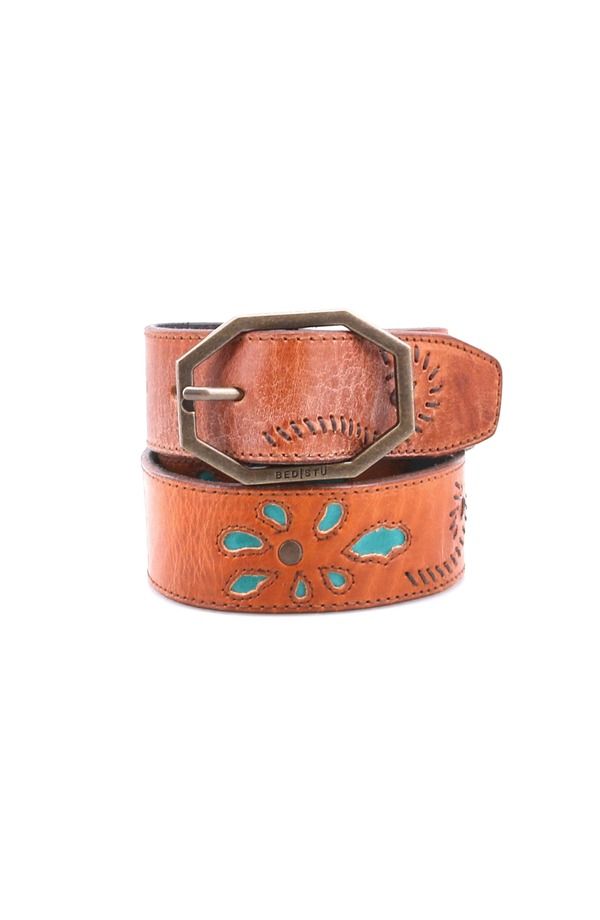 ベッドステュ レディース アクセサリー ベルト フラワー柄 フラワー Bed Stupswing II Floral Inlay Belt Caramel Arctic Teal Rustic ティール