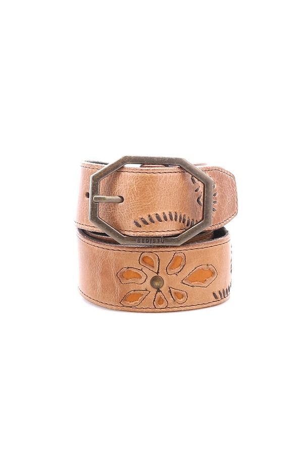 ベッドステュ レディース アクセサリー ベルト フラワー柄 フラワー Bed Stupswing II Floral Inlay Belt Oats Pecan Rustic