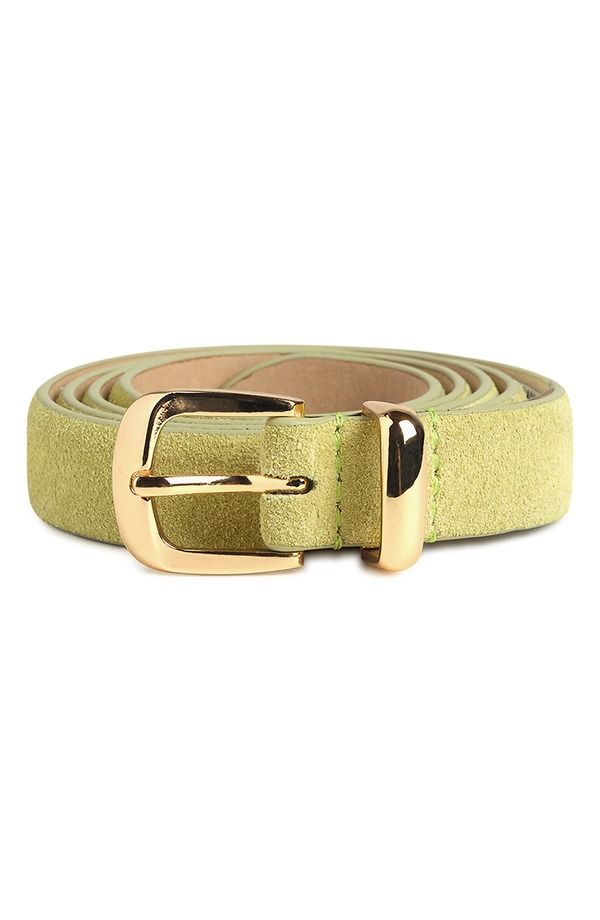 フェイバリット ドーター レディース アクセサリー ベルト スエード Favorite Daughter Skinny Suede Belt Wax Yellow イエロー