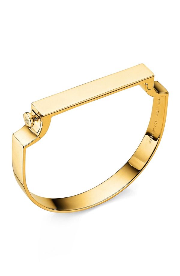 モニカヴィナダー レディース アクセサリー ブレスレット・バングル・アンクレット Monica Vinader Signature Bangle Gold ゴールド