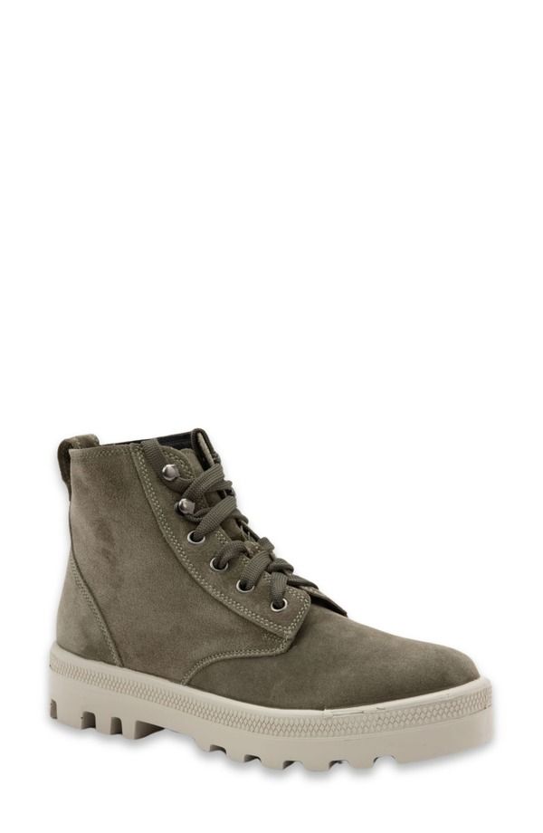 ナオト レディース シューズ ブーツ・レインブーツ Naot Canoe Lug Boot Hunter Green Suede グリーン