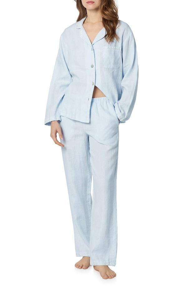 ベッドヘッドパジャマ レディース アンダーウェア ナイトウェア リネン BedHead Pajamas Linen Pajamas Babys Breath Blue ブルー