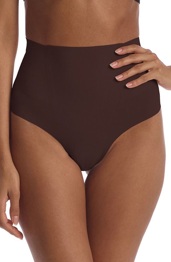 コマンドー レディース アンダーウェア パンツ ハイウエスト Commando Zone Smoothing High Waisthong Mocha モカ