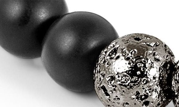 タテオシアン メンズ アクセサリー ブレスレット・バングル・アンクレット Tateossian Mens Vesuvius Agate Beaded Stretch Bracelet Black ブラック タテオシアン メンズ アクセサリー ブレスレット・バングル・アンクレット Tateossian Mens Vesuvius Agate Beaded Stretch Bracelet Black ブラック