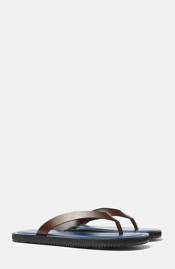 SCAROSSO Mens Shoe Sandals SCAROSSO Ascanio Sandals Brown Edit Calf Brown
