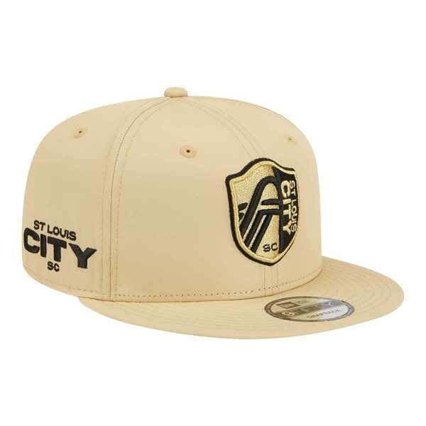 New Era Mens Accessories Hat Jersey Mens New Era Sand St Louis City SC 2026 Jersey Hook 9FIFTY Snapback Hat Sand