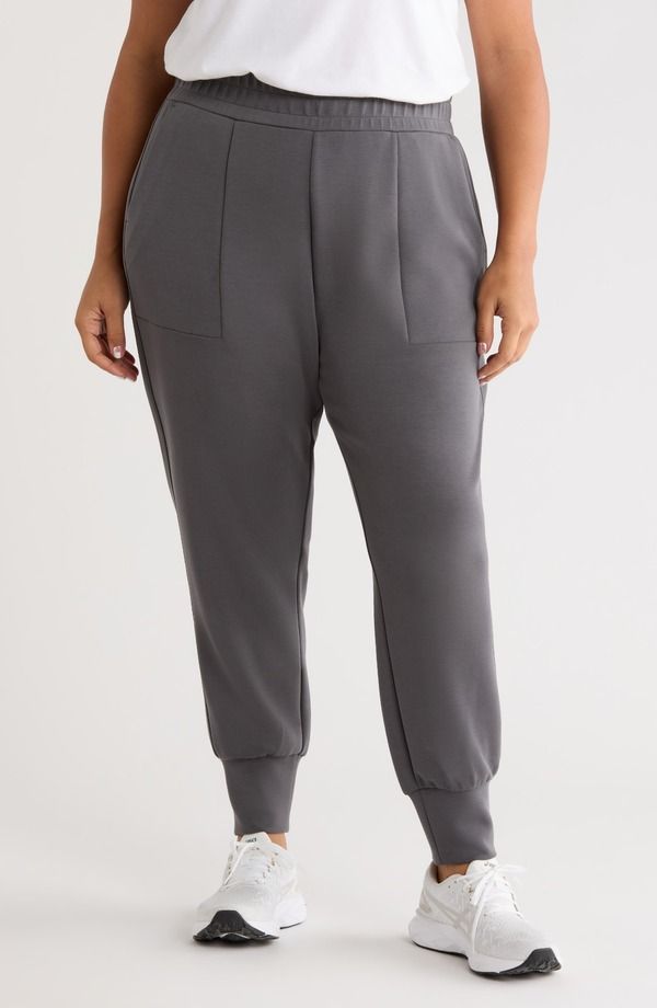 ゼラ レディース ボトムス レギンス ハイウエスト ジョガーパンツ Zella Soft Luxe High Waist Joggers Grey Forged グレー