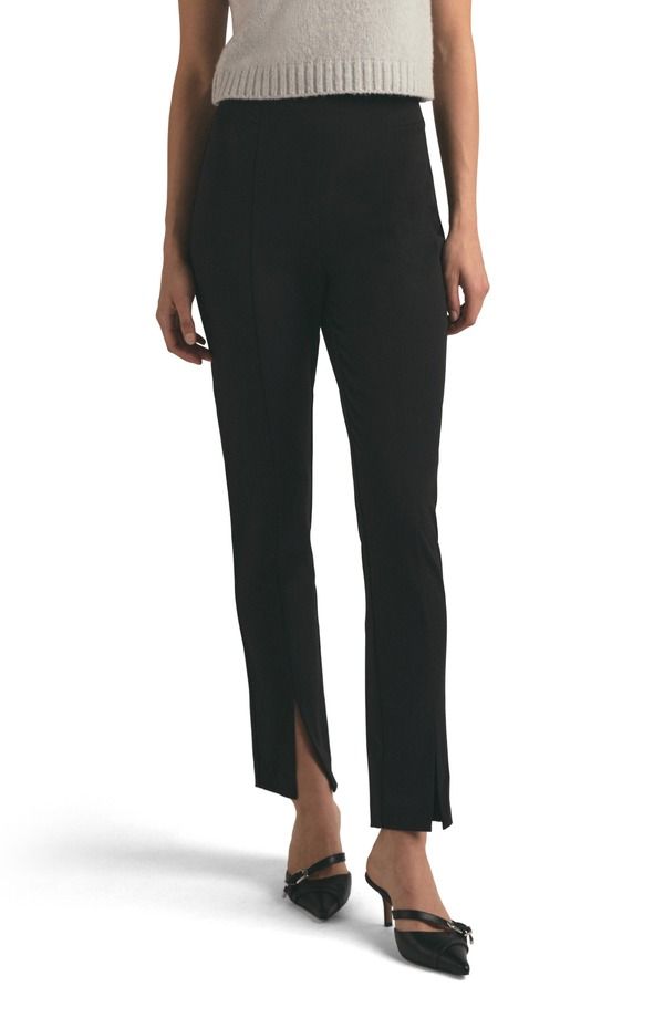 フェイバリット ドーター レディース ボトムス レギンス Favorite Daughter The Suits You Split Hem Leggings Black ブラック