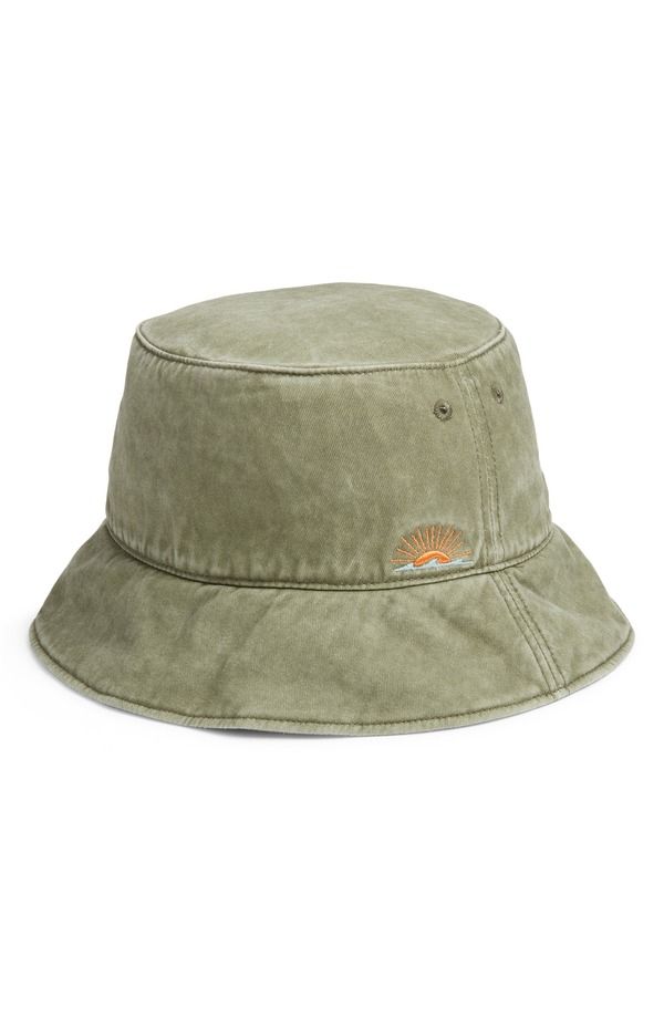 ファレティ レディース アクセサリー 帽子 コットン Faherty Cotton Twill Bucket Hat Deep Lichen Green グリーン
