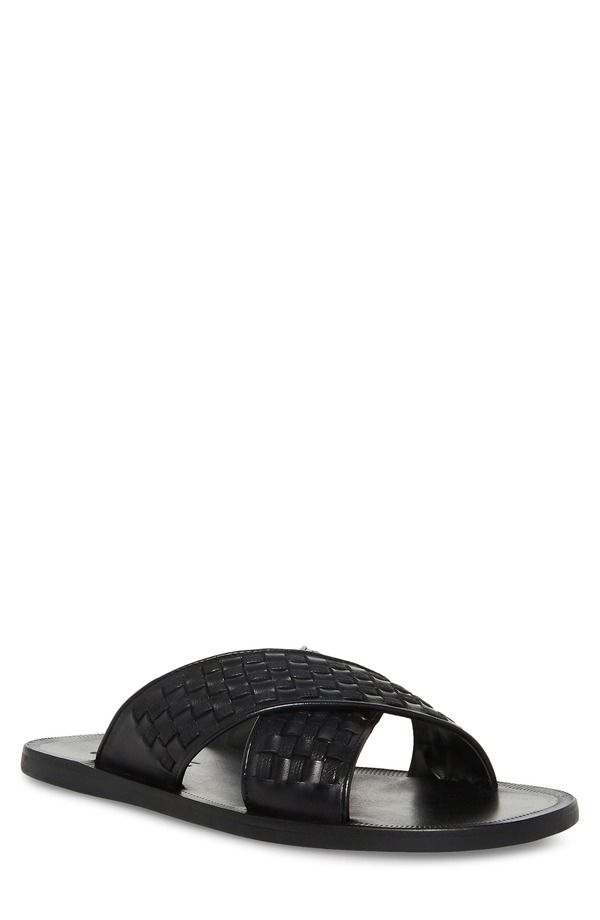 スティーブ マデン メンズ シューズ サンダル Steve Madden Lorenze Slide Sandal Black ブラック