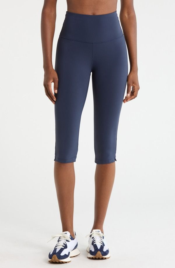 エムピージー レディース ボトムス レギンス キャップ MPG Sculpt Capri Leggings Navy Blazer ネイビー