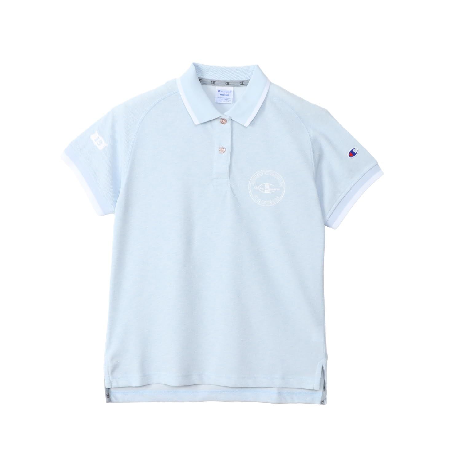 新品 半袖Tシャツ 半袖 UVカット 速乾 ワンポイント刺繍 SHORT SLEEVE POLO SHIRT CW-BG303-797-L