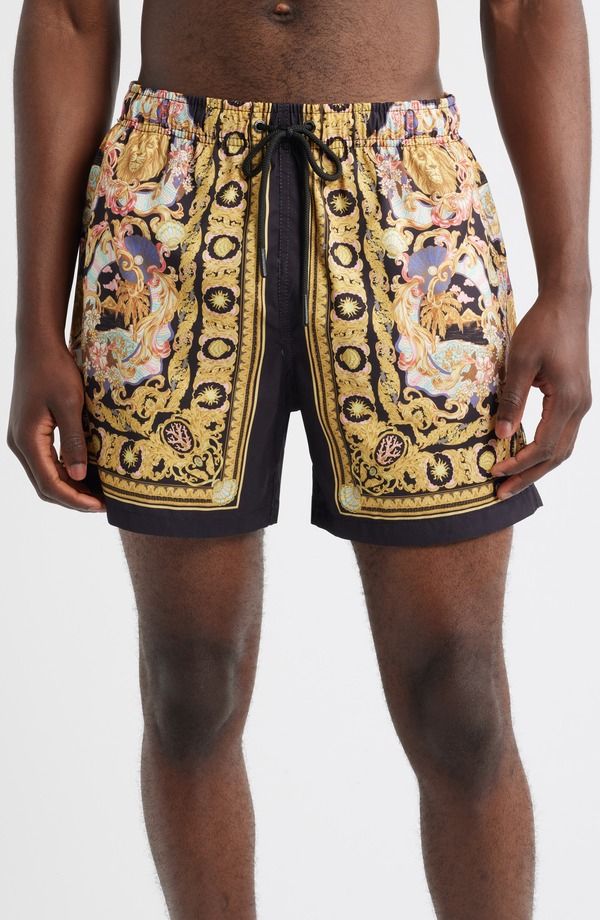 ボーディーズ メンズ 水着 ハーフパンツ・ショーツ プリント Boardies Printed Swim Trunks Black ブラック