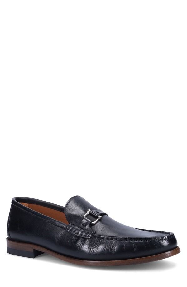 ロンホワイト メンズ シューズ ローファー Ron White Holden Weatherproof Bit Loafer Black ブラック