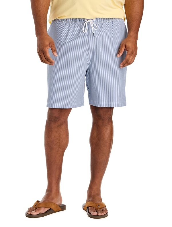ナウティカ メンズ 水着 ハーフパンツ・ショーツ トール Nautica Big Tall Seersucker Swim Trunks Windsurf Blue ブルー