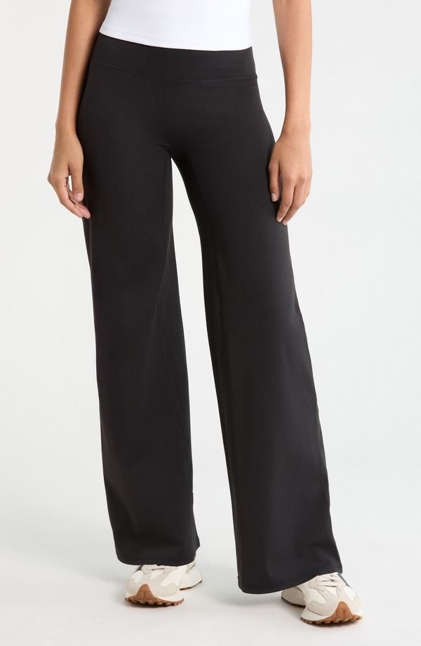 ゼラ レディース ボトムス レギンストレート ハイウエスト パンツ Zella Zen High Waistraight Leg Pants Black ブラック