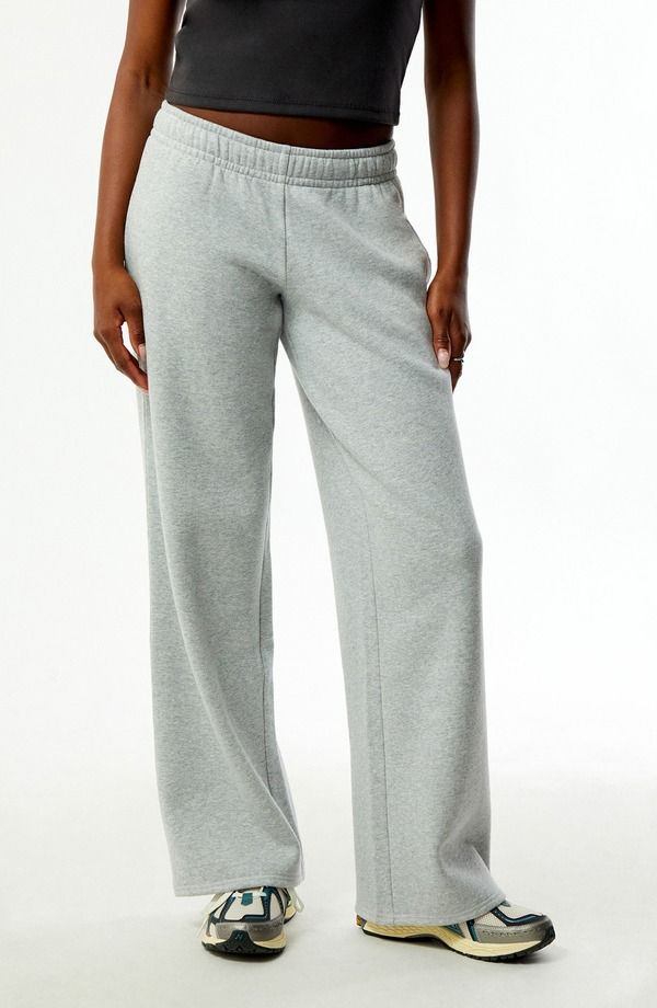 パクサン レディース ボトムス レギンス パンツ スウェットパンツ PacSun Core Washed Extreme Baggy Fit Sweatpants Heather Grey グレー