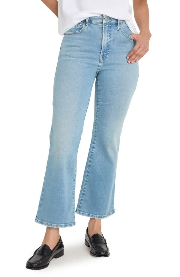 グッドアメリカン レディース シューズ ブーツ・レインブーツカット ミニ ジーンズ Good American SoftTech Good Legs Crop Mini Bootcut Jeans Indigo1225