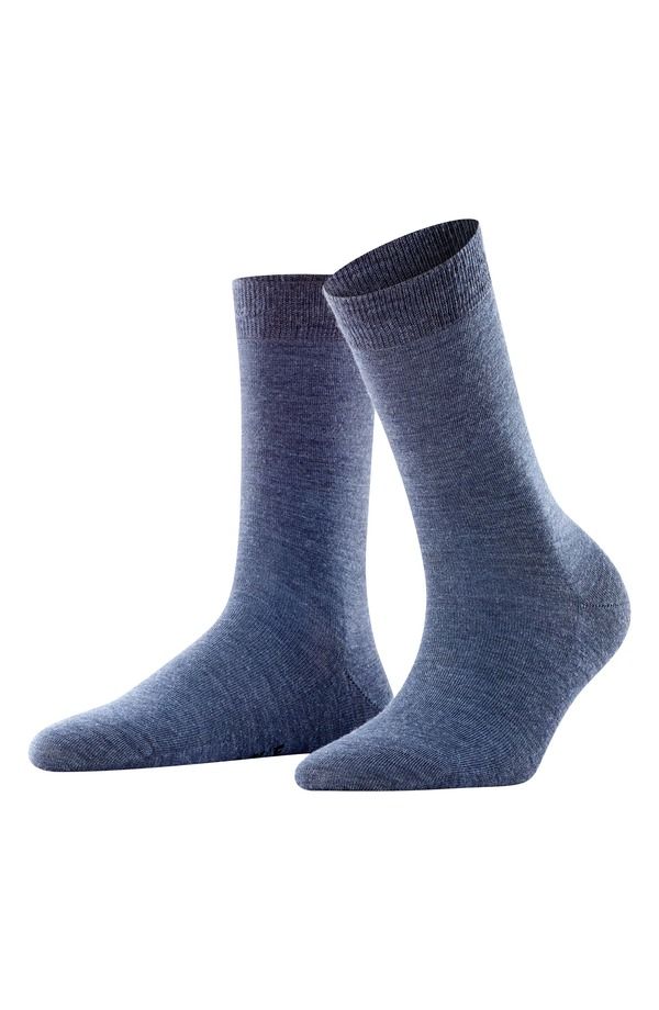 ファルケ レディース アンダーウェア 靴下 Falke Soft Merino Crew Socks Dark Blue Mel ブルー 8,626円