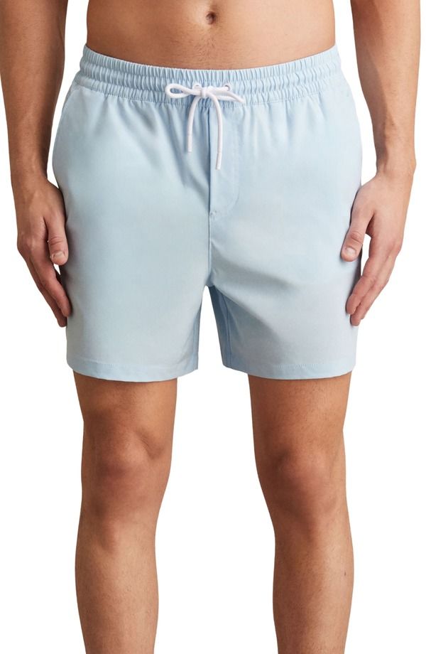 レイス メンズ 水着 ハーフパンツ・ショーツ Reiss Cliff Wateresistant Swim Trunksoft Blue ブルー