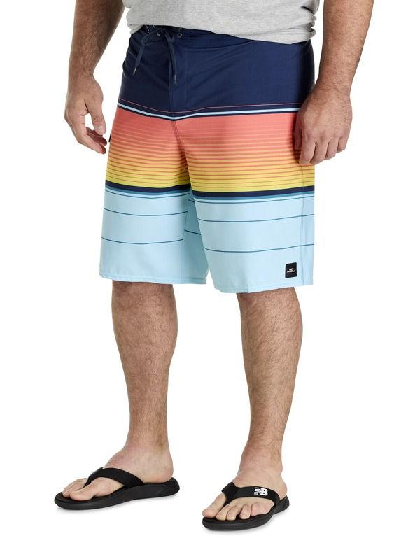オニール メンズ 水着 ハーフパンツ・ショーツ トール ショートパンツ ONeill Big Tallennox Stripe Board Shortsky Blue ブルー
